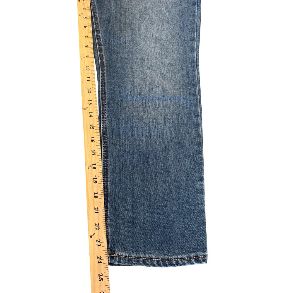 Old Navy Mid-Rise Boyfriend Built-In Warm Jeans Medium Wash 758164-00-1 12 - Picture 5 of 6